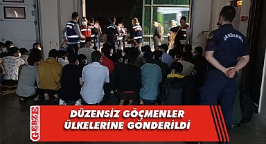 117 düzensiz göçmen sınır dışı edildi