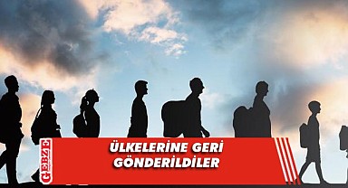 22 düzensiz göçmen sınır dışı edildi
