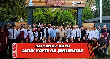 Antik Köfte şimdi de Balyanoz Koyu’nda