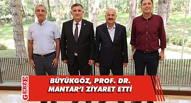 Büyükgöz’den GTÜ rektörüne hayırlı olsun ziyareti