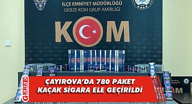 Çayırova'da kaçak sigara operasyonu