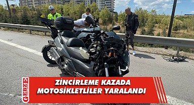 Çayırova'da zincirleme kaza; 2 yaralı