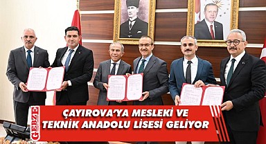 Çayırova'nın eğitim geleceği için bir imza daha