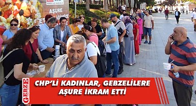 CHP Gebze'nin kadınlarından aşure ikramı