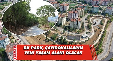 Cumhuriyet Mahallesi'ndeki parkta çalışmalar hızlandı