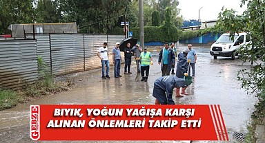 Darıca Belediyesi, sağanak yağışa karşı teyakkuzda