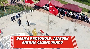 Darıca protokolü, Zafer Bayramı’nı kutladı