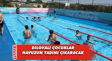 Dilovalı çocuklar, yazı havuzda geçirecek
