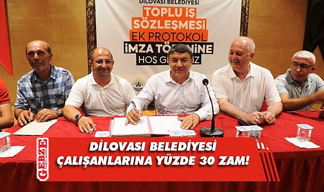 Dilovası’nda ek zam için imzalar atıldı