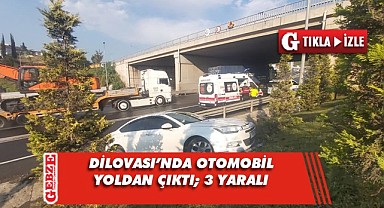 Dilovası'nda kaygan yol kazaya sebep oldu