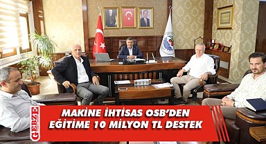 Dilovası'nın eğitim geleceğine büyük destek