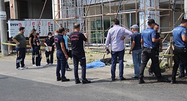 Elektrik akımına kapılan işçinin feci ölümü