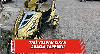 Feci kaza! Savrularak yola düştü