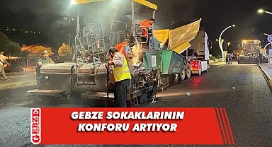 Gebze’de asfalt çalışmaları hız kesmiyor