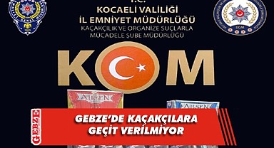 Gebze'de kaçakçılık operasyonu!