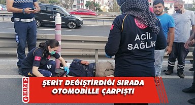 Gebze'de kaza! Ağır yaralandı
