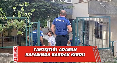 Gebze'de şok olay; yaşlı adamın kafasında bardak kırdılar!