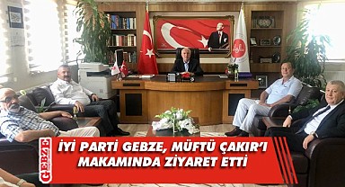 İYİ Parti Gebze’den yeni müftüye ziyaret