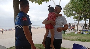 Kaybolan çocukları zabıta ekipleri buldu