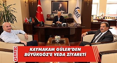 Kaymakam Güler, veda turuna çıktı