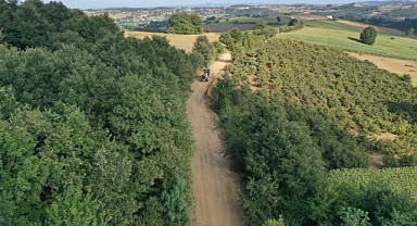 Kırsalda bahçe yolları açılıyor