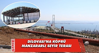 Köprü manzaralı seyir terası Dilovası'na cazibe katacak