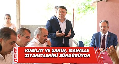 Kubilay ve Şayir, Tepecik’te vatandaşlarla buluştu