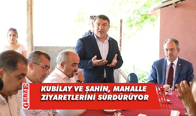 Kubilay ve Şayir, Tepecik’te vatandaşlarla buluştu