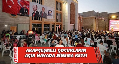 Mahallemde Sinema Keyfi Arapçeşme’deydi
