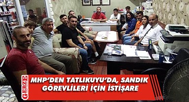 MHP Gebze, sandık görevlileri için düğmeye bastı