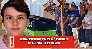 Motosiklet kazasında ölen genç, son yolculuğuna uğurlandı