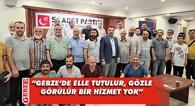 Saadet Gebze divan toplantısını gerçekleştirdi
