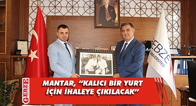 Sarıtoprak'tan Prof. Dr. Mantar'a 'hayırlı olsun' ziyareti