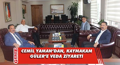 Yaman, Kaymakam Güler'le bir araya geldi