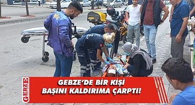 Yürürken dengesini kaybetti, başını kaldırıma çarptı!