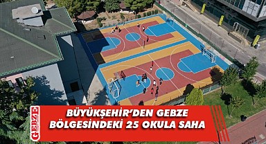 106 okula daha basketbol ve voleybol sahası yapıldı