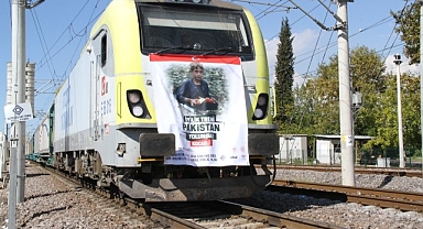 28 vagonluk İyilik Treni Kocaeli'nden uğurlandı
