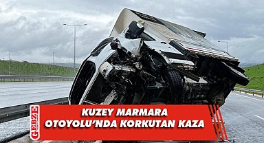 Ayağı direksiyona sıkışan sürücüyü itfaiye kurtardı