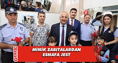 Büyükgöz, minik zabıtalarla denetim turunda