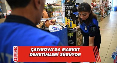 Çayırova’da market denetimi gerçekleştirildi
