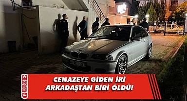 Cenaze yolunda feci kaza! Hayatını kaybetti