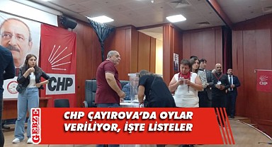 CHP Çayırova'da oy verme işlemi başladı