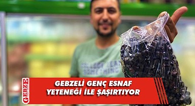 Elinin ayarı tartıda şaşmayan esnaf, ilgi odağı oldu