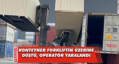 Gebze'de forklift operatörü ağır yaralandı