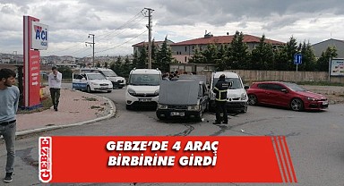 Gebze'deki kazada şans eseri yaralanan olmadı