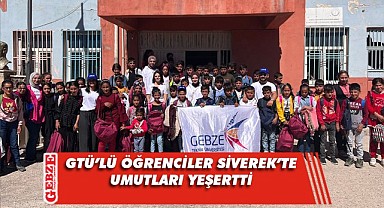 GTÜ'lü öğrencilerden anlamlı çalışma
