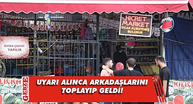 Hırsızlık yapan genci uyarınca bıçaklandı!