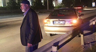İki otomobilin karıştığı kazada 1 kişi yaralandı