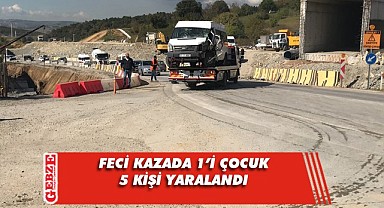 Kamyonla servis aracı çarpıştı! 5 kişi yaralandı