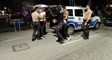 Kavga eden gruba biber gazlı müdahale edildi